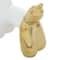 CosmoLiving by Cosmopolitan Gold Ceramic Glam Sculpture, Dog 7" x 7" x 3"